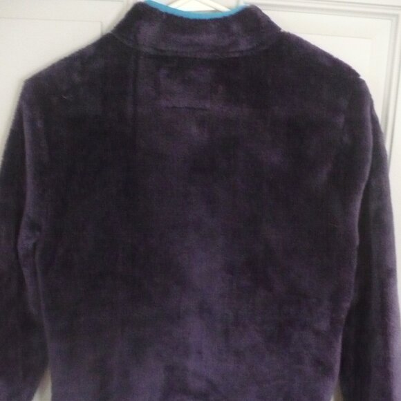 Ladies Navy & Blue Fleece Jacket by Cat & Jack Size L 12-14 - Picture 4 of 5
